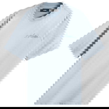 T-shirt AMIRI Men's Bandana Patch T-Shirt, Size Large Blå | AMJYTE1197-AshleyBlue, 1