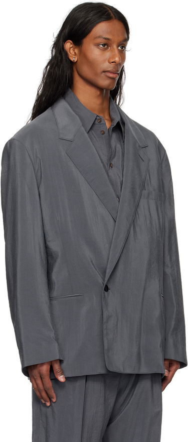 Jacka LEMAIRE Lemaire Soft Double-Breasted Blazer Svart | JA1076 LF1308, 4