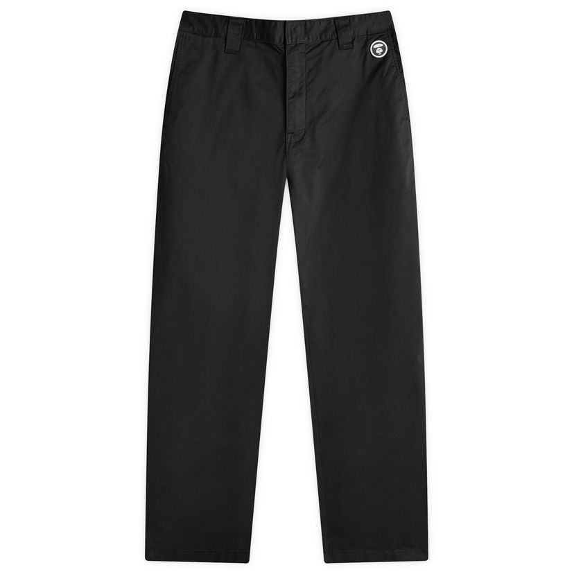 Byxor AAPE by A Bathing Ape AAPE Now Chino Trousers, Size Large Svart | AAPPTMB619XXNBKX