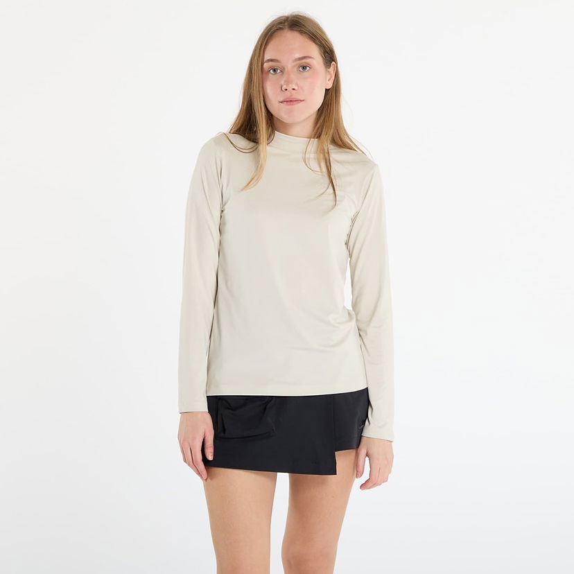T-shirt Craft Flow Long Sleeve Mock Neck Top Beige | 1916290-214200