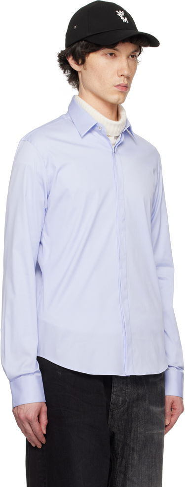 Skjorta WOOYOUNGMI WOOYOUNGMI Concealed Button Shirt Vit | W251DS01, 4