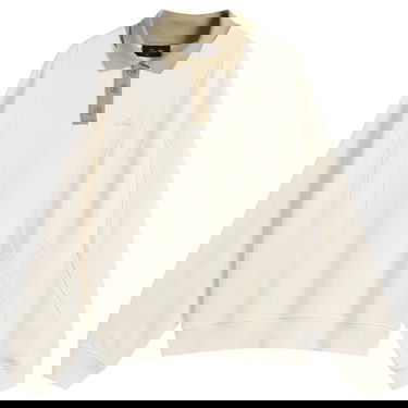 Sweatshirt Dime Dime French Terry Rugby Shirt, Size Large Vit | DIMEFA255CRE, 0