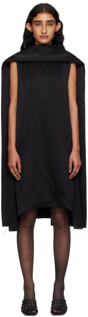 Klä TOTEME Cocoon Scarf Minidress Svart | 253-WRD0198-FB0382, 0
