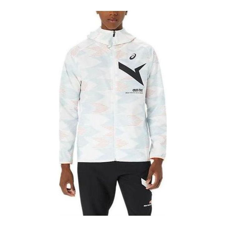 Vindjacka Asics Stretch Graphic Hoodie Vit | 2031E532-100