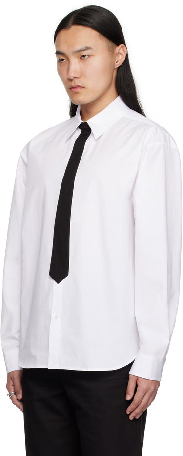 Skjorta We11done We11done Necktie Shirt Vit | WD-SH0-25-158-M-WH, 3
