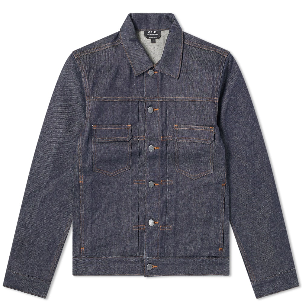 Jacka A.P.C. A.P.C. Work Jean Jacket Blå | CODBS-H02191-IAI, 0