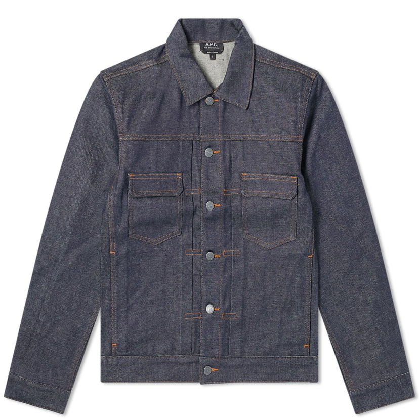 Jacka A.P.C. A.P.C. Work Jean Jacket Blå | CODBS-H02191-IAI