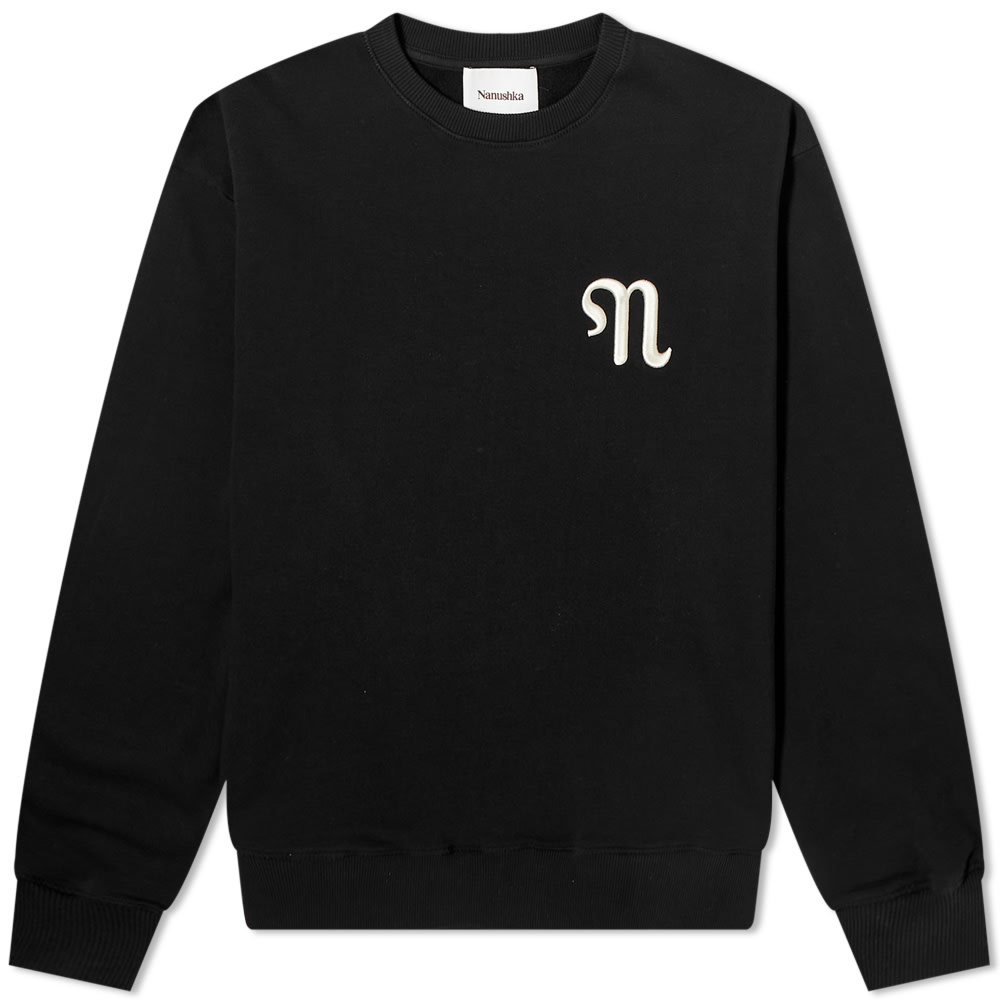 Sweatshirt Nanushka Mart Symbol Sweat Svart | NW22PFSW01099-BLK, 0