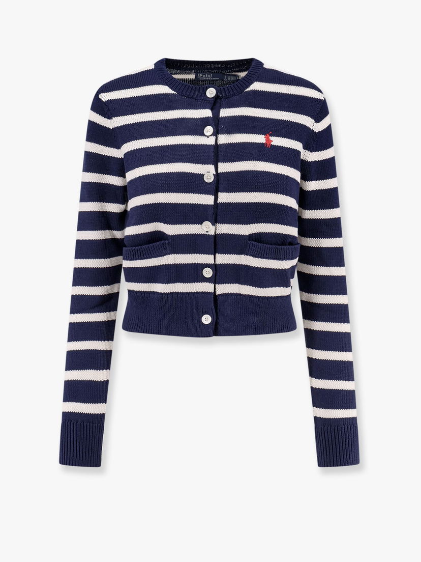 Sweater Polo by Ralph Lauren Striped Cotton Cardigan by Polo Ralph Lauren Mörkblå | 211959297001