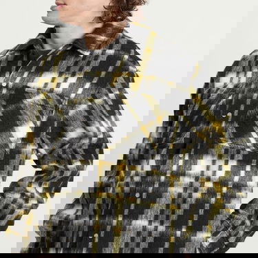 Jacka Represent Clo Textured Plaid Overshirt Flerfärgad | MLM100241-01, 5