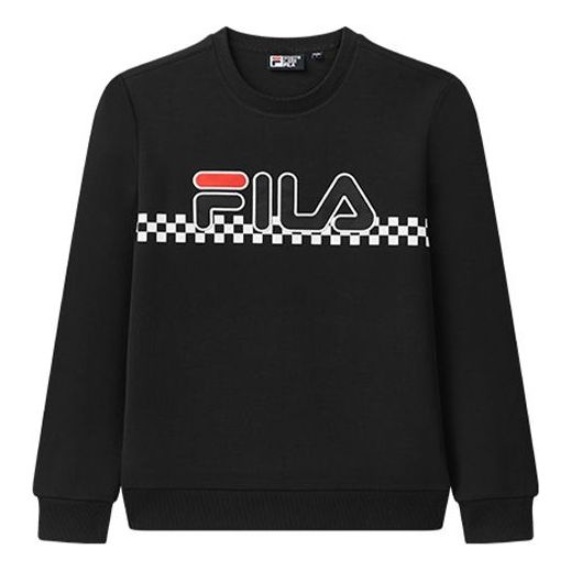 Sweatshirt FILA FILA Logo Checkered Sweatshirt Svart | F61M048208F-NV