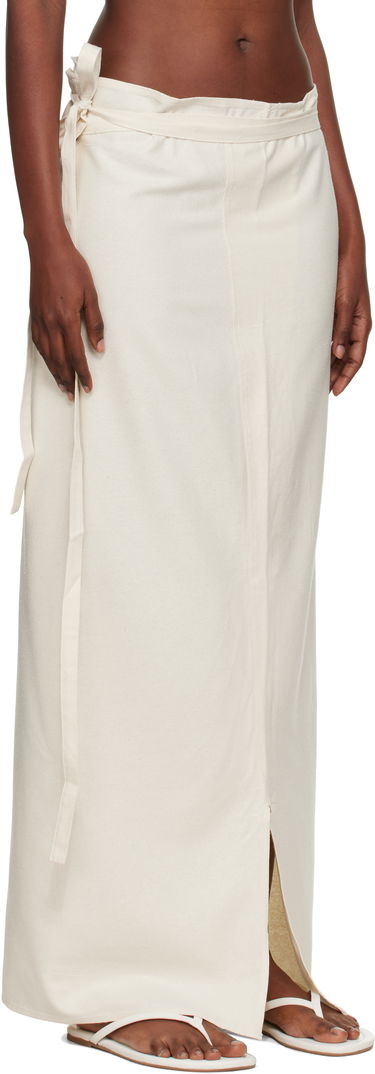 Kjol Baserange Baserange Venn Maxi Wrap Skirt Svart | SSVE-WS-AU25, 4