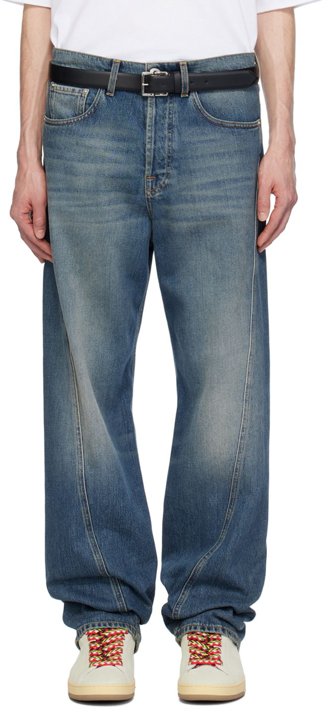 Jeans LANVIN Twisted Jeans Mörkblå | RM-TR0051-D069-P24