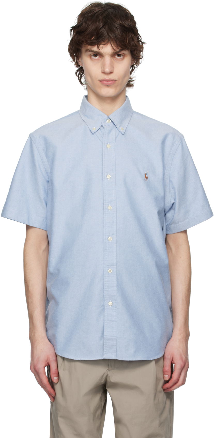 Skjorta Polo by Ralph Lauren Ralph Lauren Classic Fit Oxford Shirt Blå | 710794942002