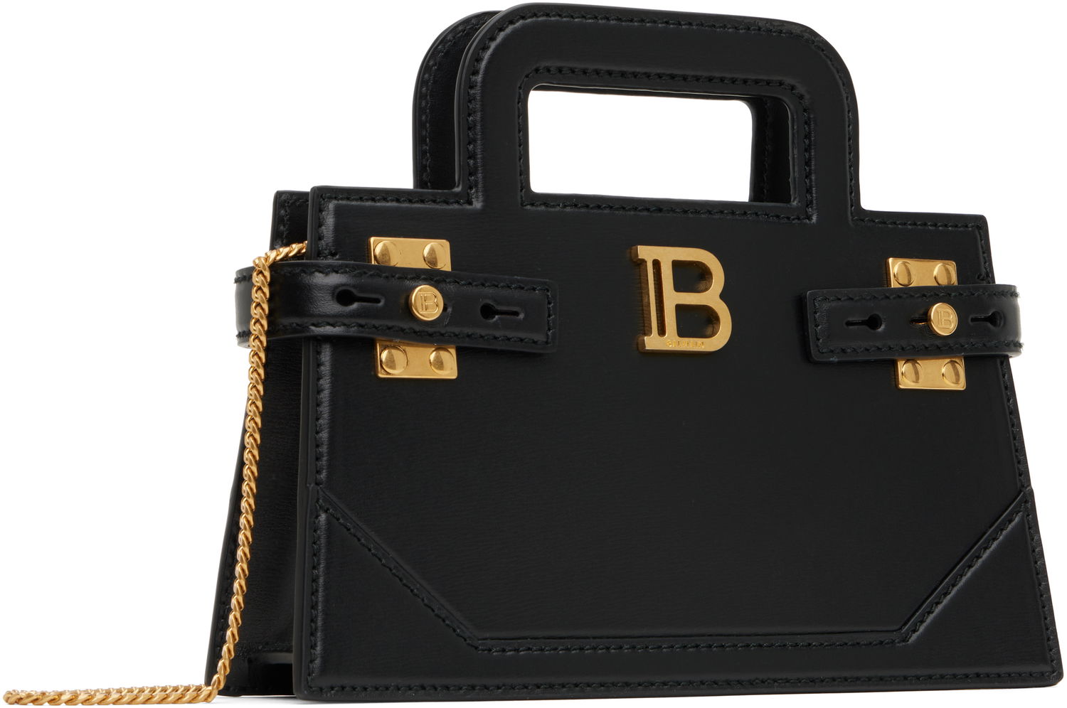 Handväska Balmain Balmain B-Buzz Small Bag Svart | EN1KJ931LSLX, 1