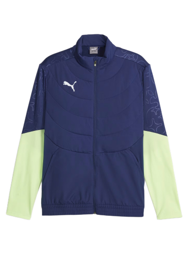 Jacka Puma Individual Winterized Football Jacket Mörkblå | 658509-01