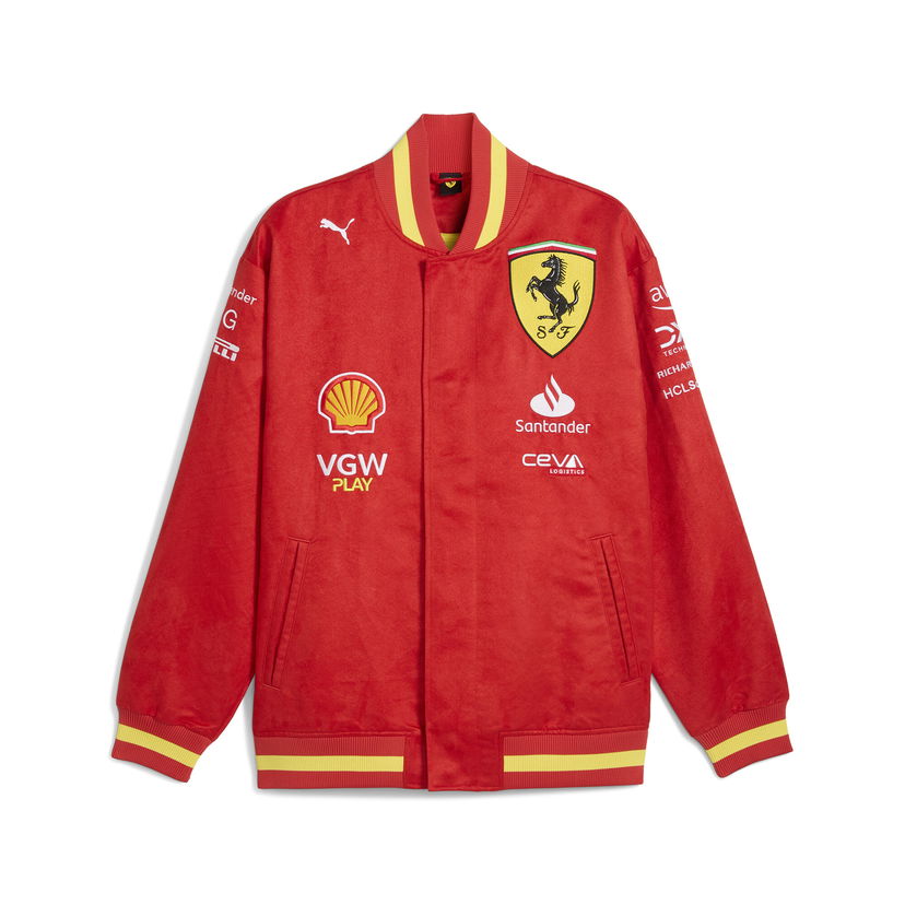 Bomberjacka Puma Scuderia Ferrari Team Men's Varsity Jacket Röd | 763606_01