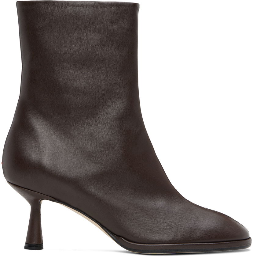 Kläder Aeyde Aeyde Dorothy Ankle Boots Brun | A11-AB-IRNR65ST99-FW24-953-007
