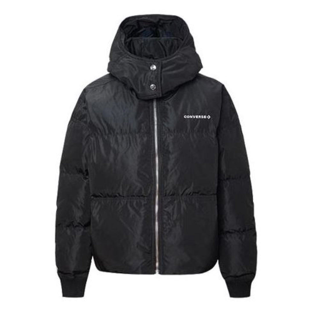 Pufferjacka Converse Oversized Puffer Jacket Svart | 10019787-A01, 0