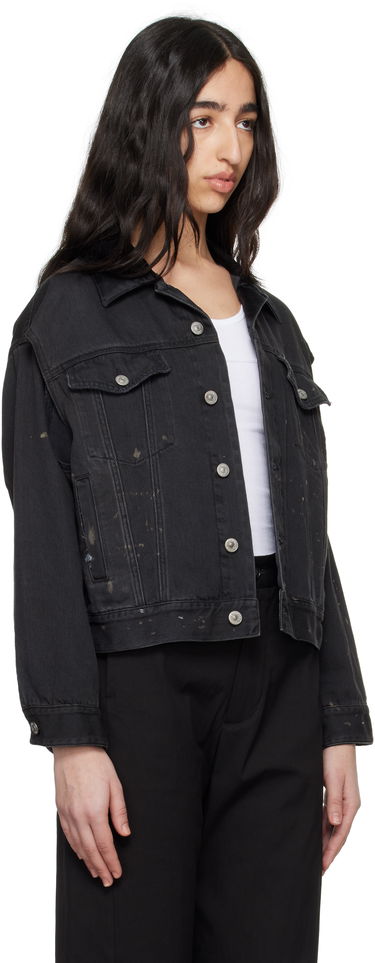 Jacka Maison Margiela MM6 Maison Margiela Splatter Effect Denim Jacket Svart | S62AN0150 M30011, 1