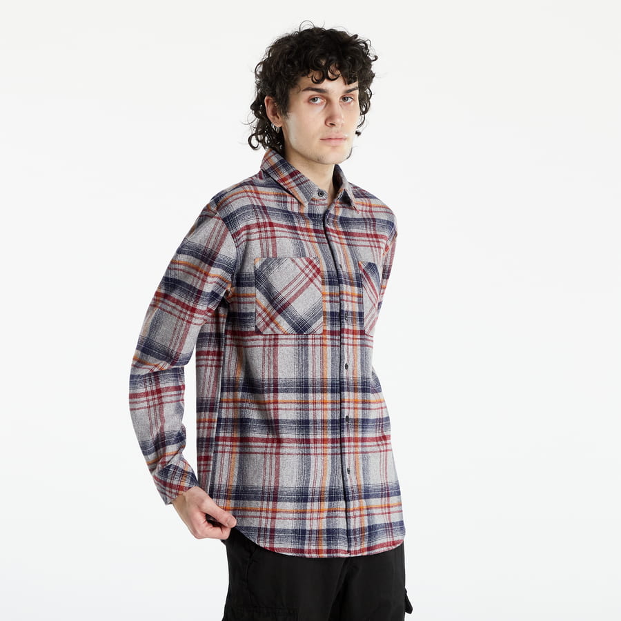 Skjorta Urban Classics Heavy Curved Oversized Checked Shirt Flerfärgad | TB4696, 0