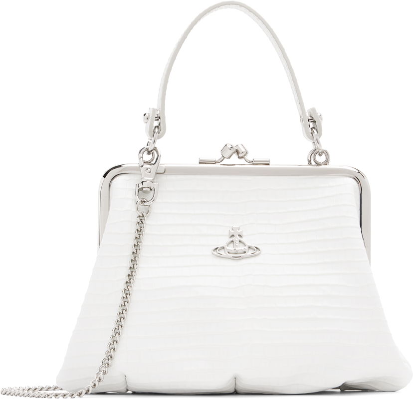 Handväska Vivienne Westwood Vivienne Westwood Granny Frame Bag Vit | 4B010006W-L00C0-