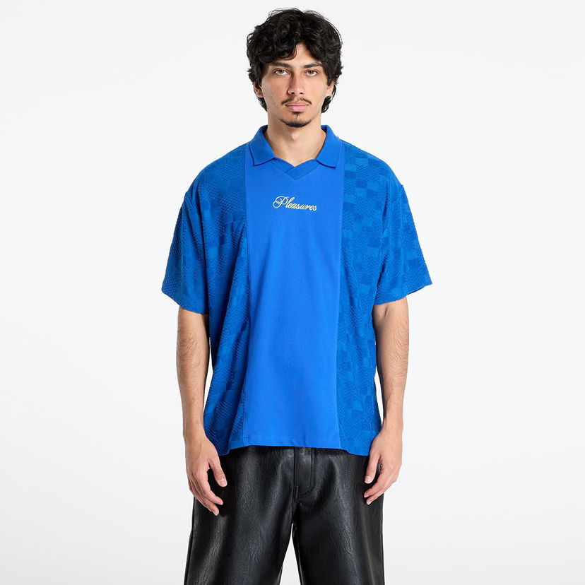 Polotröja Pleasures PLEASURES Planets Polo T-Shirt Blå | P25SU014 BLUE