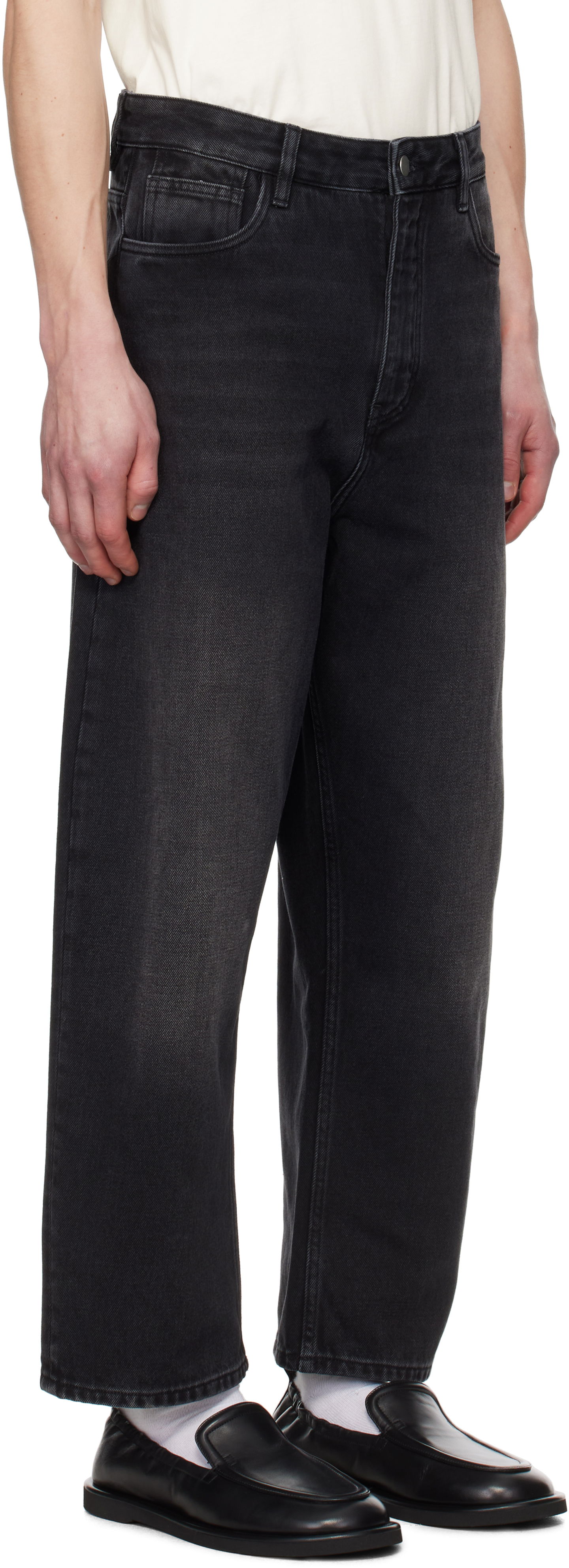 Jeans Studio Nicholson Studio Nicholson Land Jeans Svart | LAND SNM - 1111, 1