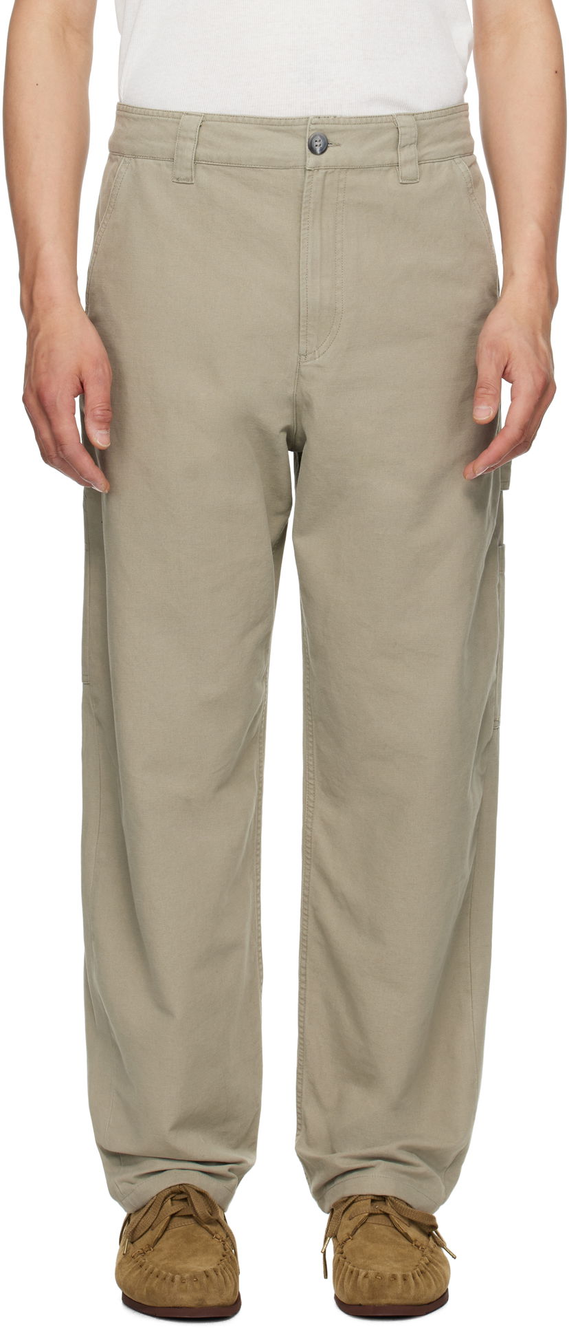 Cargo byxor A.P.C. A.P.C. Fergus Pants Beige | COGBJ-M08500
