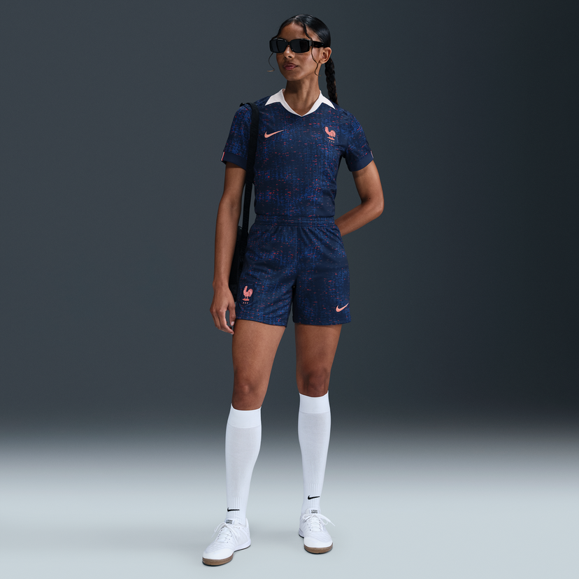 Shorts Nike FFF 2025/26 Stadium Replica Dri-FIT Home Shorts Mörkblå | FZ9181-492