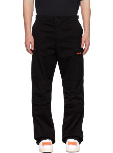Cargo byxor HERON PRESTON Vintage Wash Cargo Pants Svart | HMCF012F23FAB0031000
