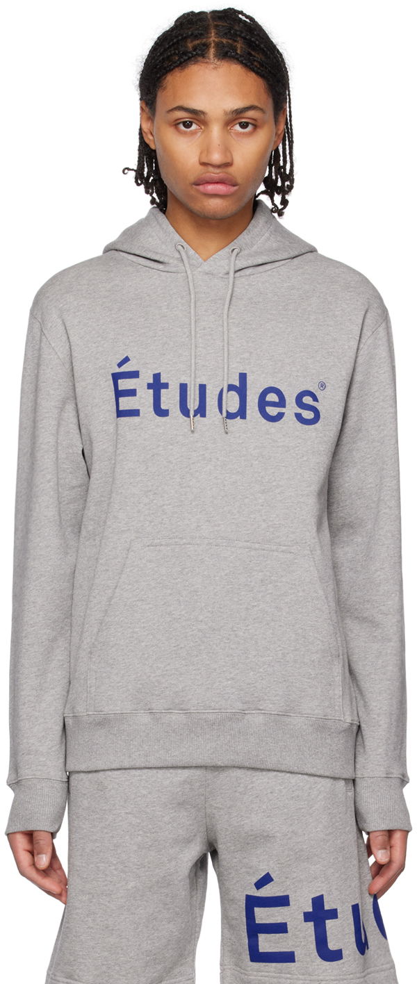 Sweatshirt Études Klein Hoodie Grå | C00ME250A02282, 0