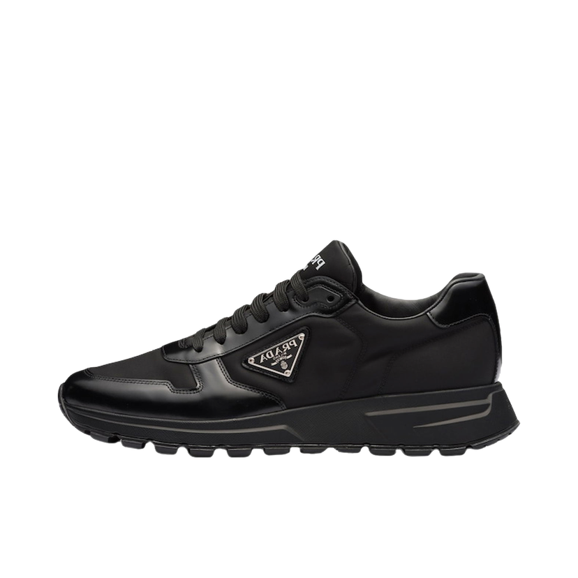 Sneakers och skor Prada PRAX 01 Sneakers Re-Nylon Brushed Leather Black Black Svart | 2EE369_3LF5_F0632_F_G000