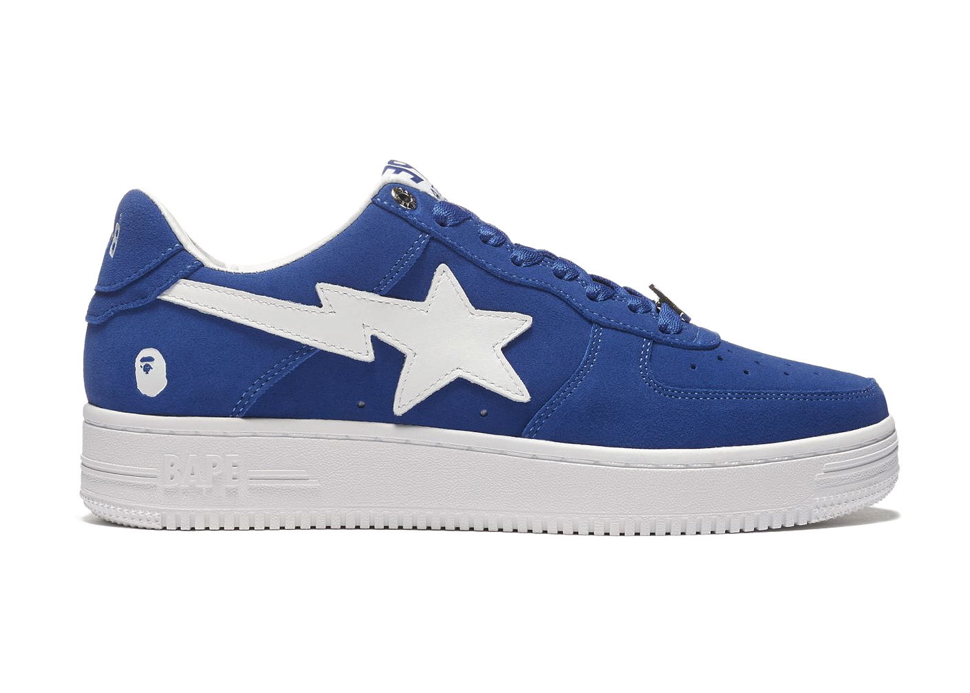 Sneakers och skor BAPE Bape Sta "Low Blue Suede" Mörkblå | 001FWH201047_BLU, 0