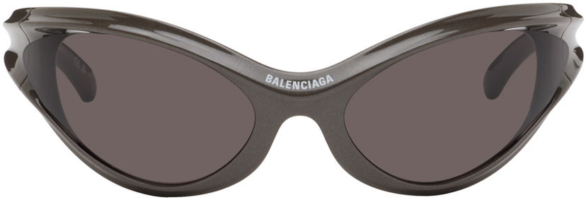 Solglasögon Balenciaga Dynamo Round Sunglasses Grå | BB0317S-003