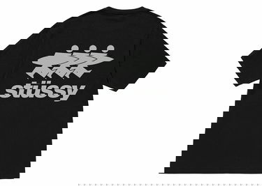 T-shirt Stüssy Surfwalk Graphic T-Shirt Svart | 1905063, 0