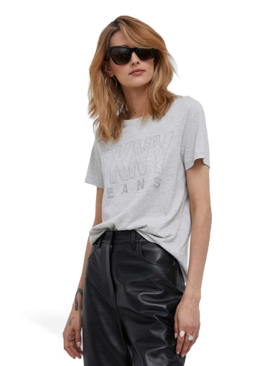 T-shirt DKNY Printed Tee Grå | E3DHUDNA