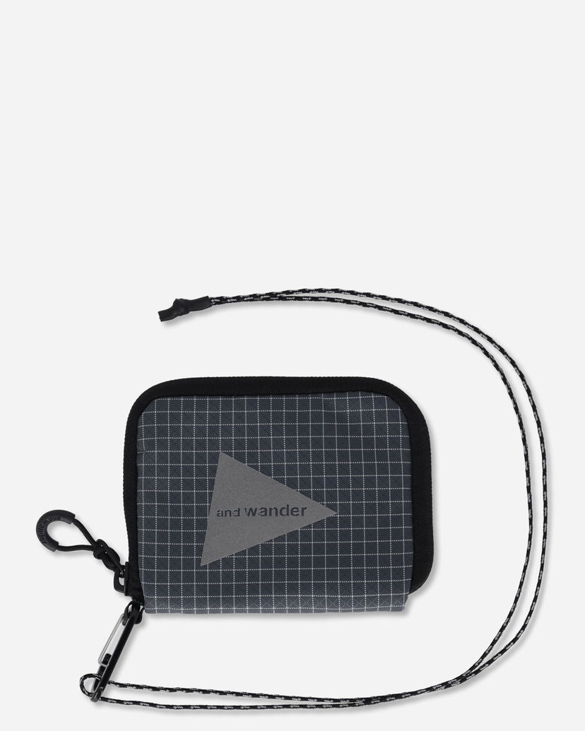Plånbok and wander Ocean Ripstop Zipper Wallet with Lanyard Grå | 5745977119 020
