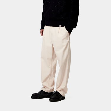 Byxor Carhartt WIP Carhartt WIP Albert Pleated Loose Fit Pants Beige | I034804_9, 2