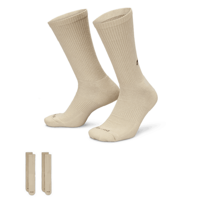 Strumpor Nike Everyday 2pairs Beige | FZ3073-126