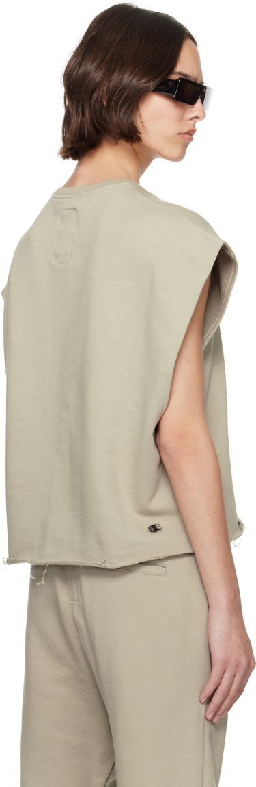 Linne Rick Owens Rick Owens Champion Edition Micro Tatlin Tank Top Beige | CW01E1666 CHFE, 2