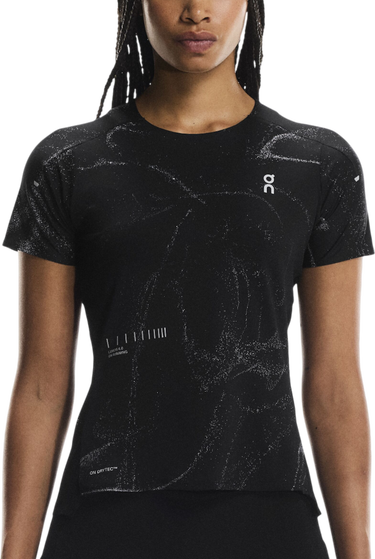 T-shirt On Running Reflective Pattern Performance T-Shirt Lumos Svart | 1wf30270553, 0