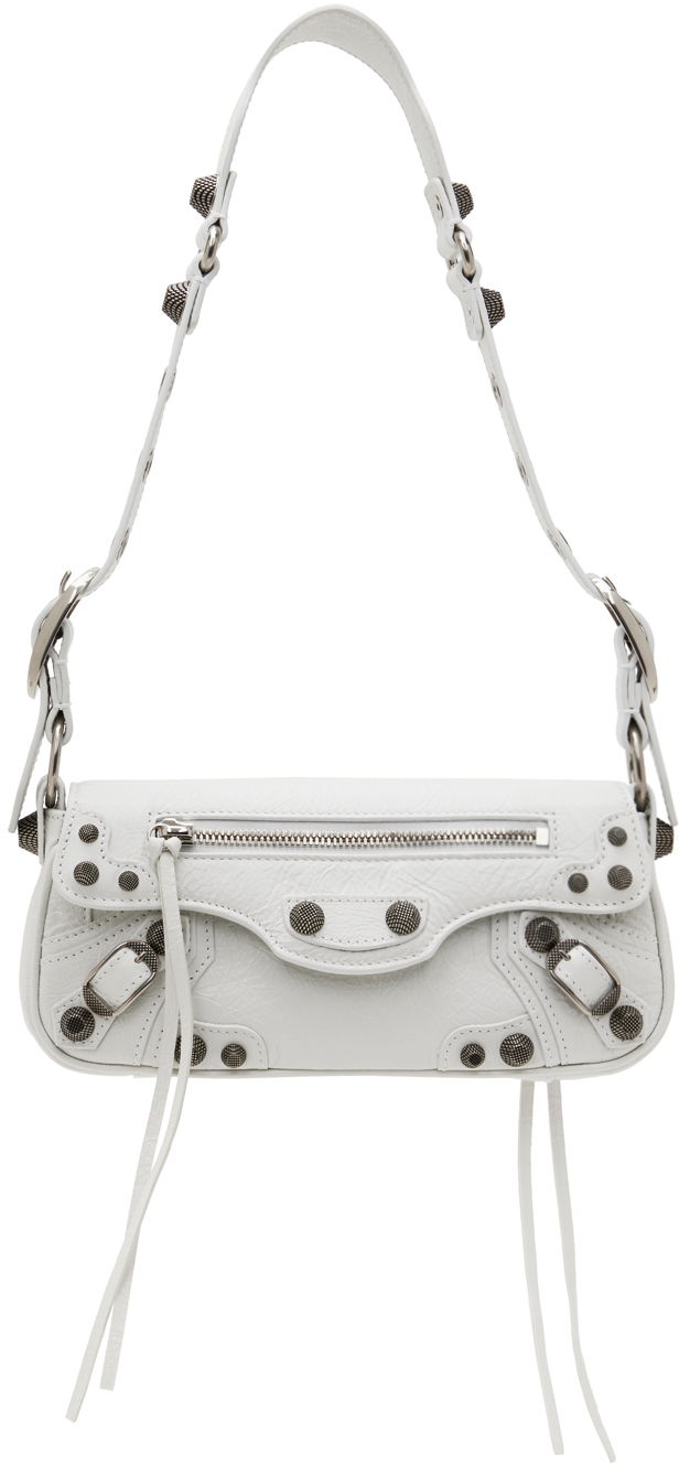 Axelväska Balenciaga 'Le Cagole XS Sling' Bag Vit | 771670 1VG9Y