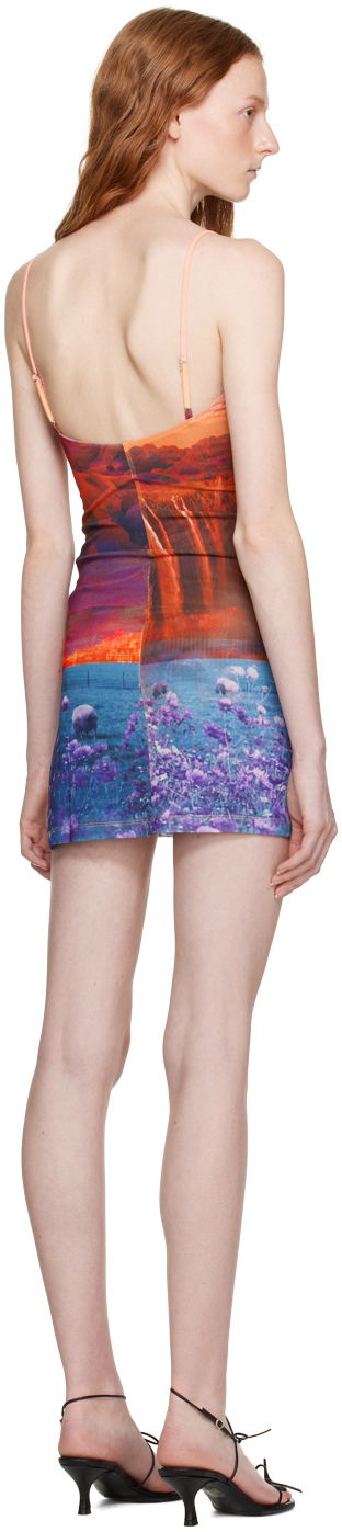 Klä Miaou Miaou Anya Print Mini Dress Flerfärgad | 5026PM1OAS, 2