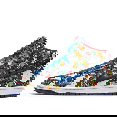 Sneakers och skor Nike SB Dunk High Concepts Ugly Christmas Sweater (2017) Flerfärgad | 881758-446, 1