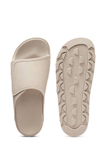 Tillbehör BOSS Faux-Suede Slides Vit | 50548704, 1