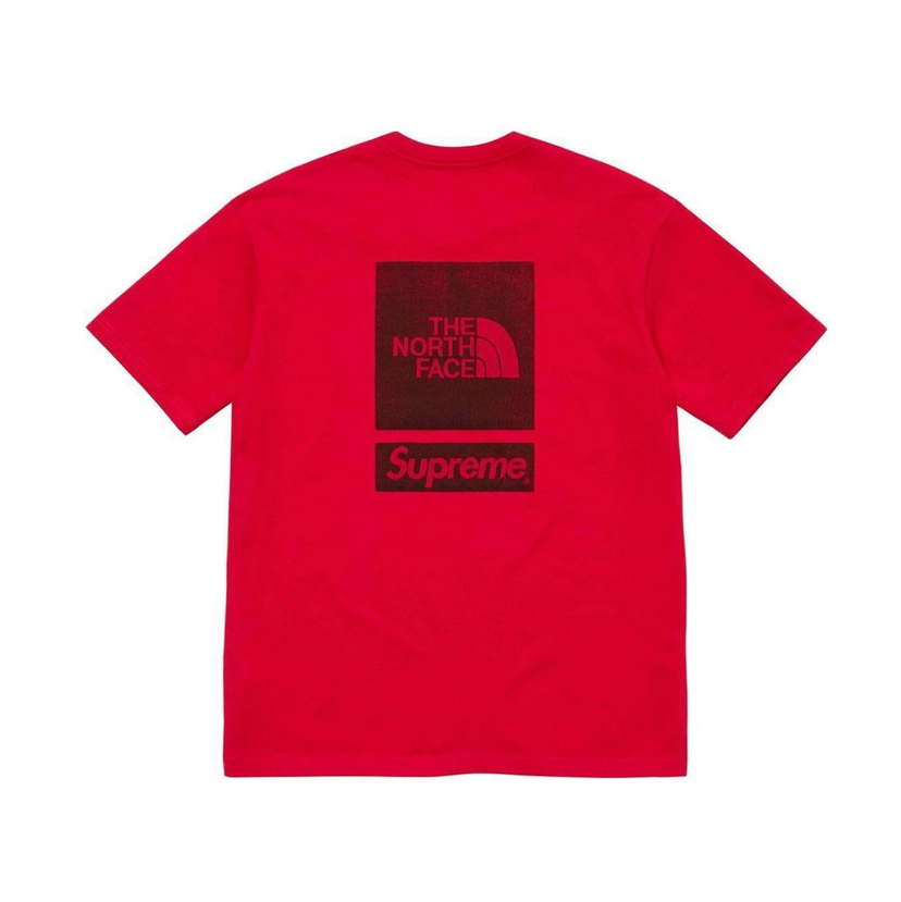 T-shirt Supreme Logo T-Shirt by Supreme x The North Face Röd | SUP-SS24-048