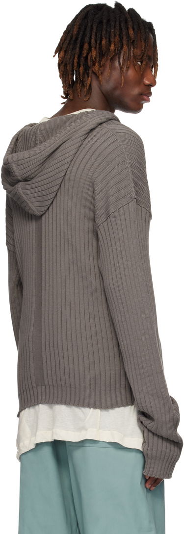 Sweatshirt Rick Owens Rick Owens Hollywood Zip Hoodie Grå | RU01E5614 KEC, 2