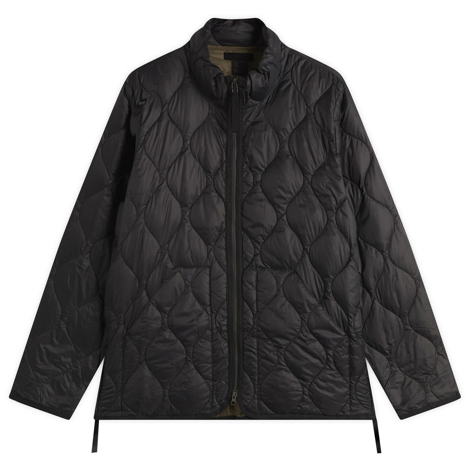 Pufferjacka TAION Military Hi-Neck Zip Softshell Down Jacket Size Small Svart | TAION-102ALSZML-1-BLK, 0