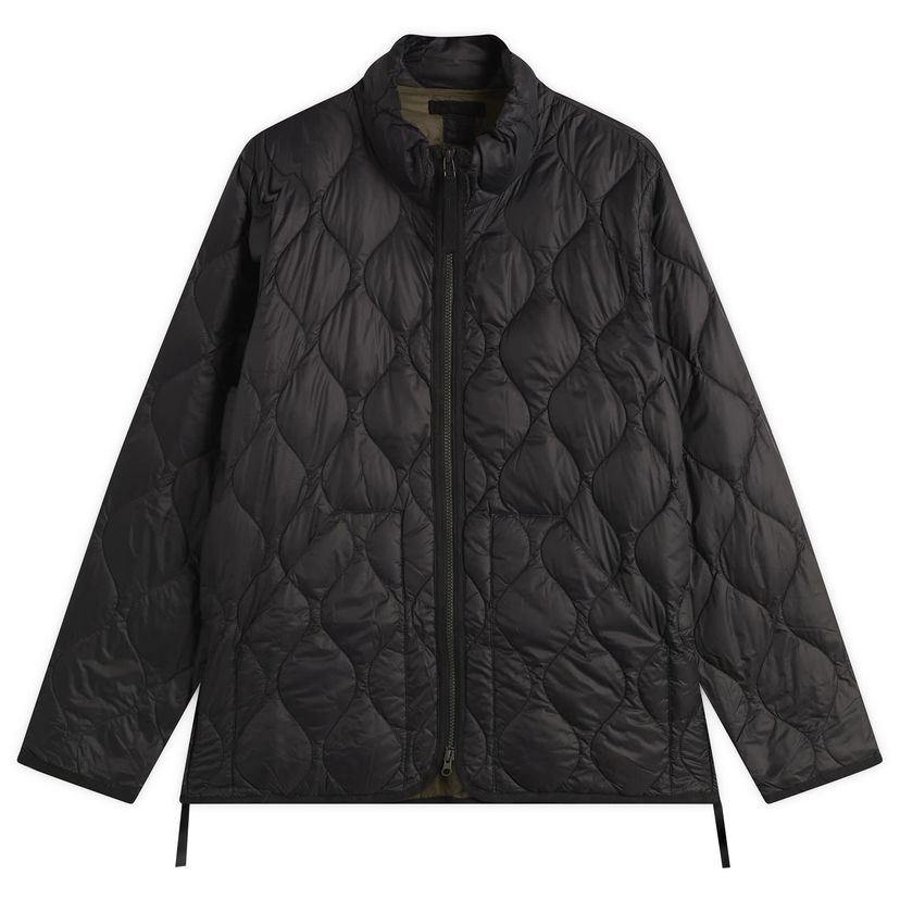 Pufferjacka TAION Military Hi-Neck Zip Softshell Down Jacket Size Small Svart | TAION-102ALSZML-1-BLK